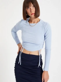 Рубашки Trendyol модель TWOAW22BZ0261/ACik Mavi Фото