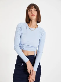 Рубашки Trendyol модель TWOAW22BZ0261/ACik Mavi Фото