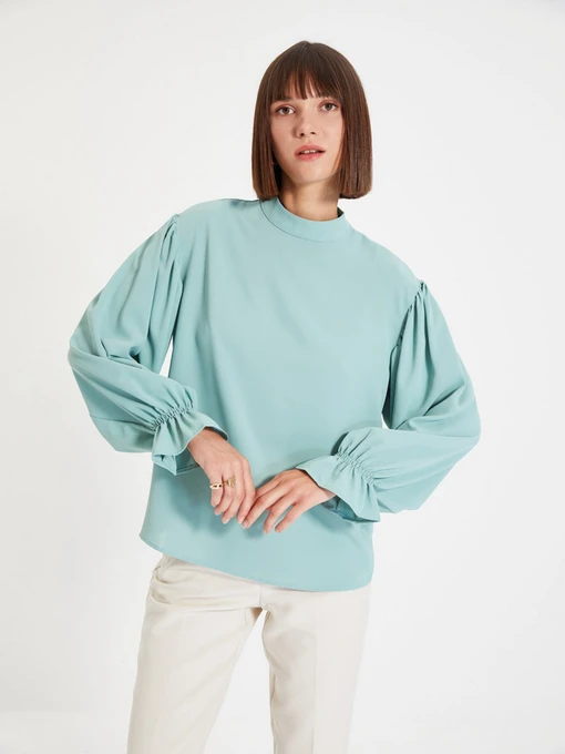 Рубашки Trendyol модель TWOAW22BZ0339/Mint Фото