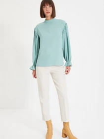 Рубашки Trendyol модель TWOAW22BZ0339/Mint Фото