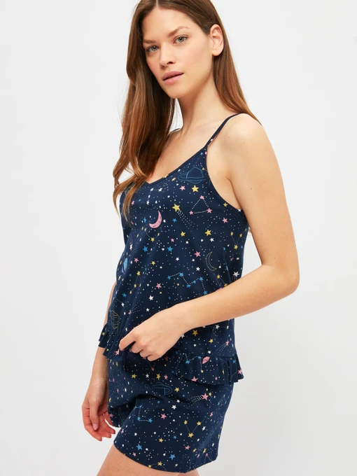 Одяг для дому та сну Trendyol модель THMSS21PT1474/Lacivert Фото