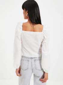Рубашки Trendyol модель TWOAW22BZ0357/Ekru Фото