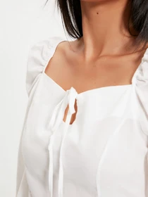 Рубашки Trendyol модель TWOAW22BZ0357/Ekru Фото