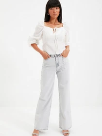 Рубашки Trendyol модель TWOAW22BZ0357/Ekru Фото