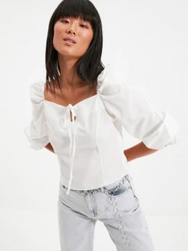 Рубашки Trendyol модель TWOAW22BZ0357/Ekru Фото