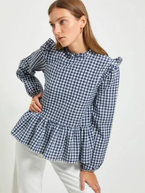 Рубашки Trendyol модель TWOAW22BZ0472/Indigo Фото