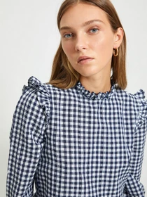Рубашки Trendyol модель TWOAW22BZ0472/Indigo Фото