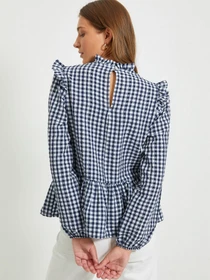 Рубашки Trendyol модель TWOAW22BZ0472/Indigo Фото
