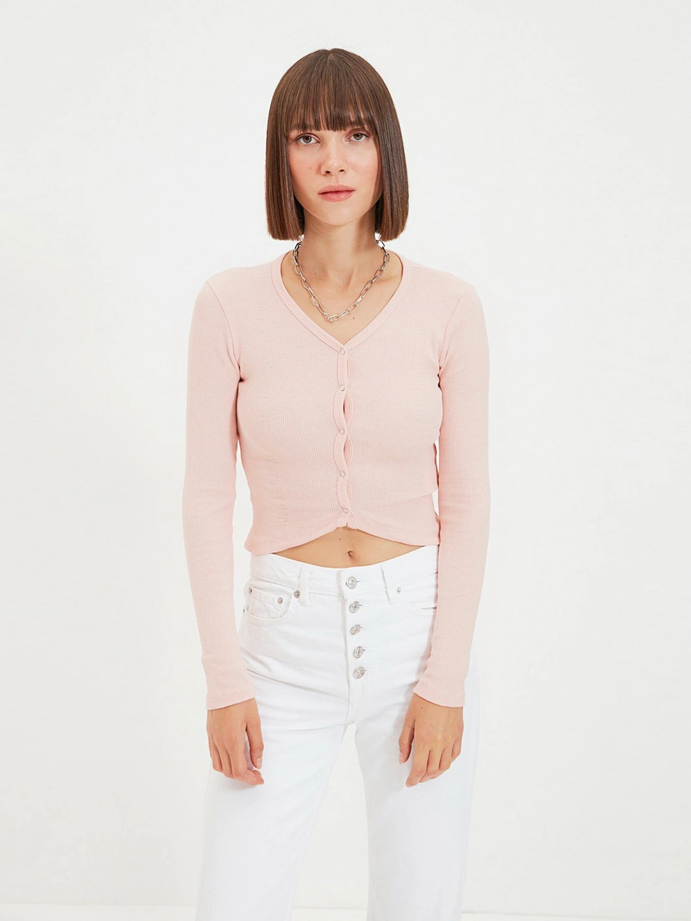 Свитры и кардиганы Trendyol модель TWOAW22BZ0529/Pembe Фото