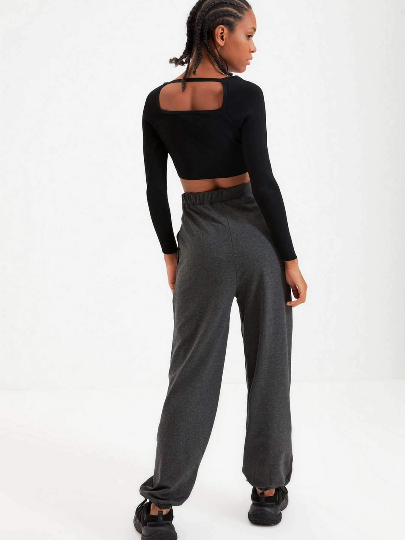 Брюки Trendyol модель TWOAW22EA0044/Antrasit Фото