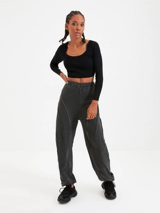 Брюки Trendyol модель TWOAW22EA0044/Antrasit Фото