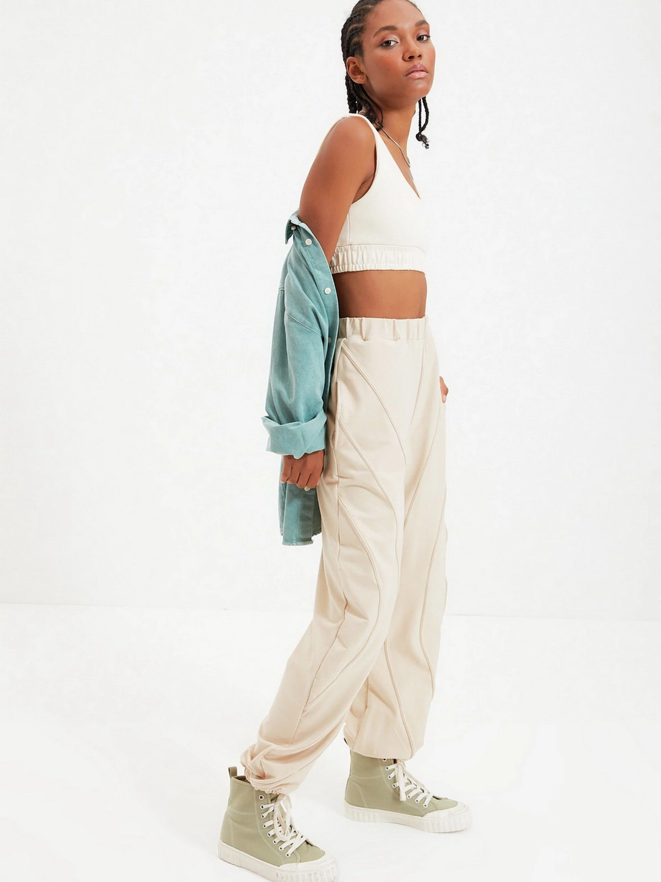 Брюки Trendyol модель TWOAW22EA0044/Bej Фото