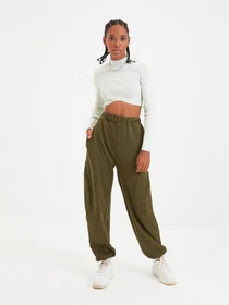 Брюки Trendyol модель TWOAW22EA0044/Haki Фото