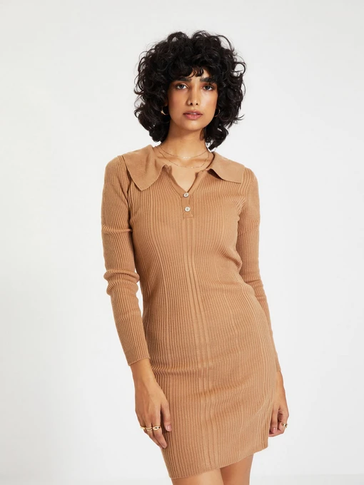 Платья Trendyol модель TWOAW22EL0037/Camel Фото