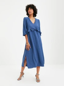 Платья Trendyol модель TWOAW22EL0063/Indigo Фото