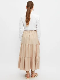 Юбки Trendyol модель TCTSS21EE0003/Bej Фото