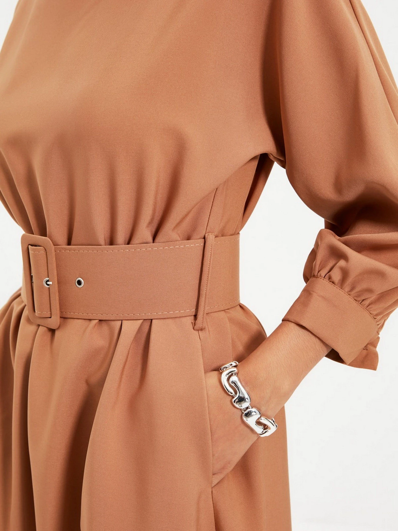 Платья Trendyol модель TWOAW22EL0318/Camel Фото