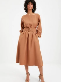 Платья Trendyol модель TWOAW22EL0318/Camel Фото