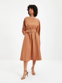 Платья Trendyol модель TWOAW22EL0318/Camel Фото
