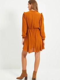 Платья Trendyol модель TWOAW22EL0504/Camel Фото