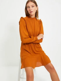 Платья Trendyol модель TWOAW22EL0504/Camel Фото