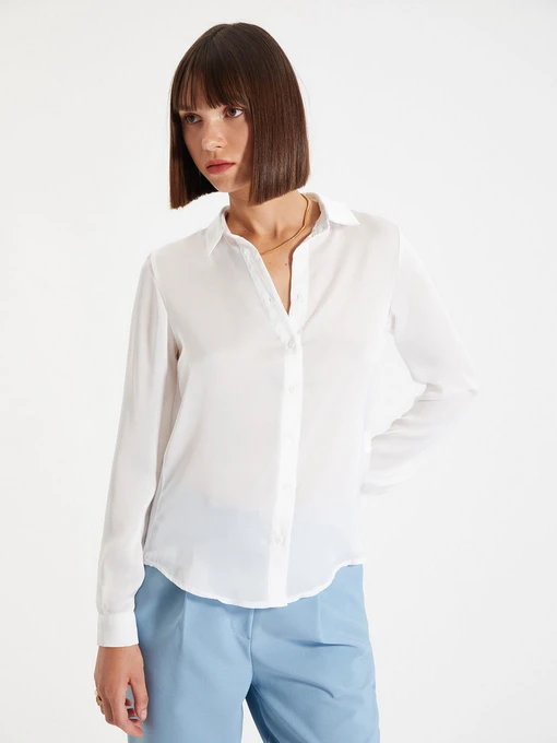 Рубашки Trendyol модель TWOAW22GO0132/Ekru Фото