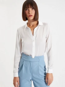 Рубашки Trendyol модель TWOAW22GO0132/Ekru Фото