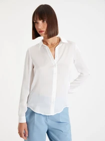 Рубашки Trendyol модель TWOAW22GO0132/Ekru Фото