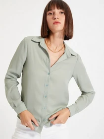 Рубашки Trendyol модель TWOAW22GO0132/Haki Фото