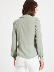 Рубашки Trendyol модель TWOAW22GO0132/Haki Фото