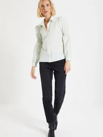 Рубашки Trendyol модель TWOAW22GO0141/Mint Фото