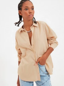 Рубашки Trendyol модель TWOAW22GO0147/Camel Фото