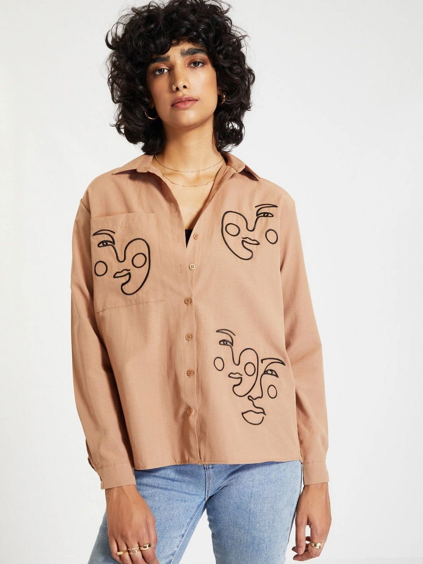Рубашки Trendyol модель TWOAW22GO0160/Camel Фото