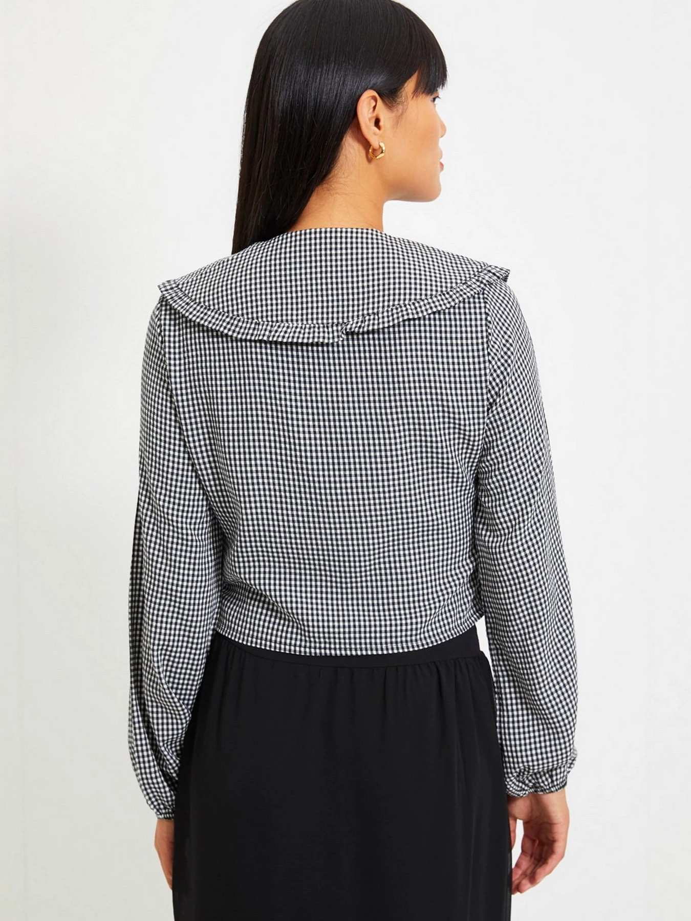 Рубашки Trendyol модель TWOAW22GO0310/Siyah Рубашки Trendyol модель TWOAW22GO0310/Siyah Фото