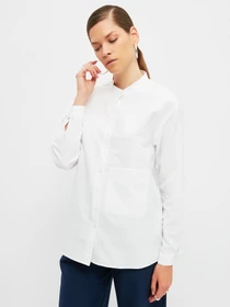 Рубашки Trendyol модель TCTSS21TN0423/Beyaz Фото