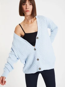Свитры и кардиганы Trendyol модель TWOAW22HI0423/ACik Mavi Фото