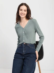 Свитры и кардиганы Trendyol модель TWOAW22HI0610/Mint Фото