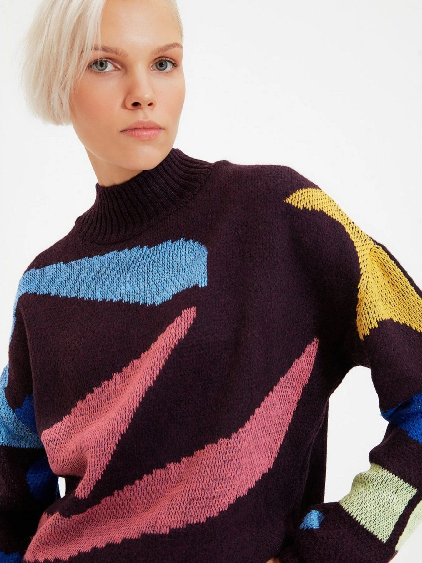 Свитры и кардиганы Trendyol модель TWOAW22KZ0048/Mor Свитры и кардиганы Trendyol модель TWOAW22KZ0048/Mor Фото