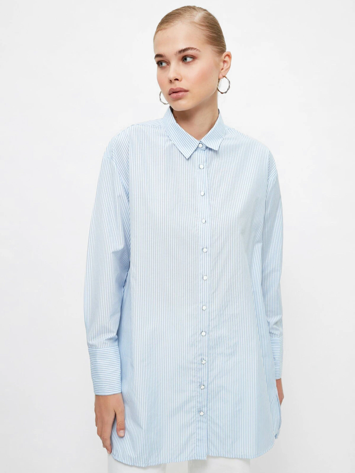 Рубашки Trendyol модель TCTSS21TN0424/Mavi Фото