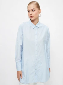 Рубашки Trendyol модель TCTSS21TN0424/Mavi Фото