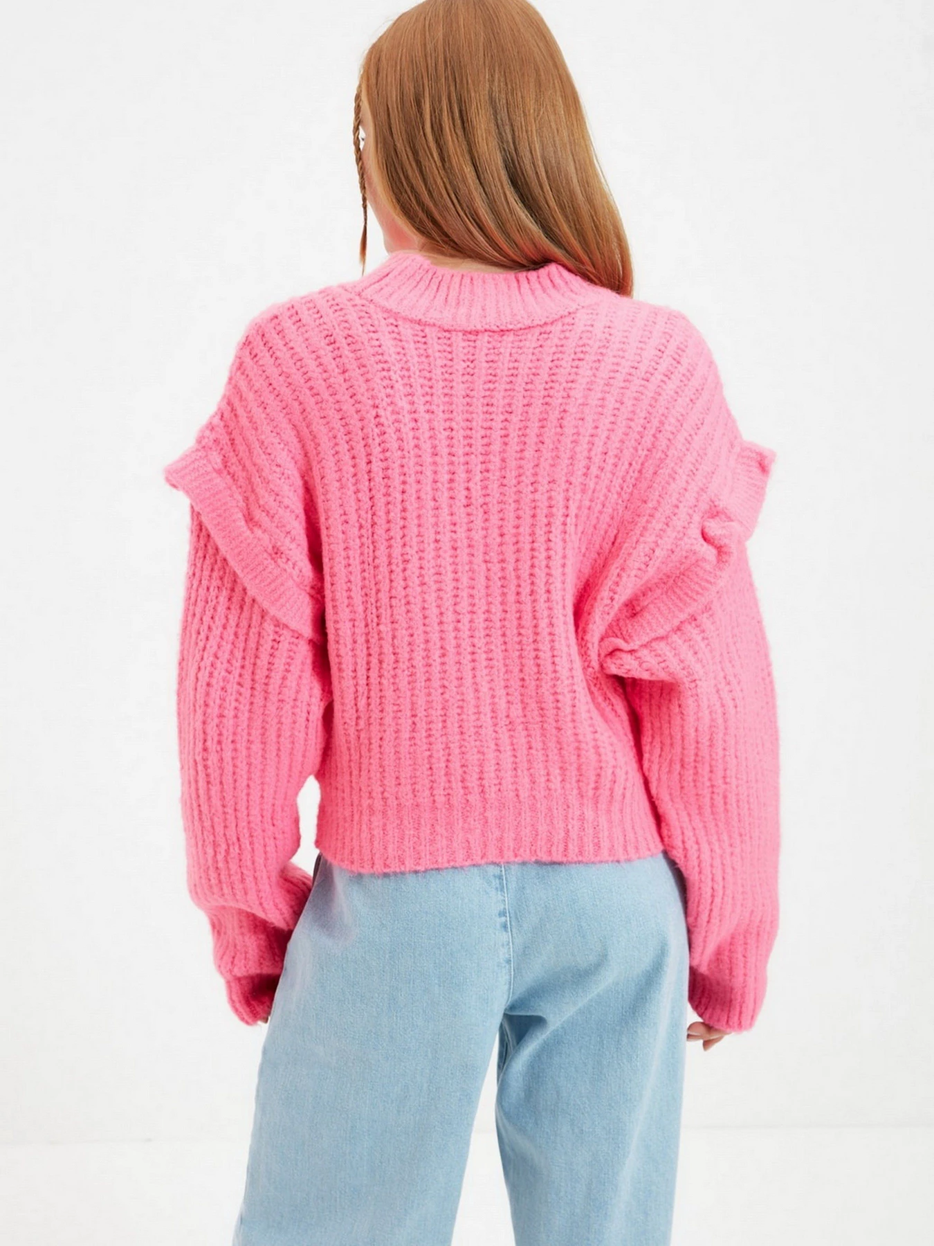 Свитры и кардиганы Trendyol модель TWOAW22KZ0240/Pembe Фото