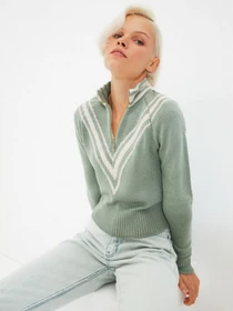 Свитры и кардиганы Trendyol модель TWOAW22KZ0502/Mint Фото