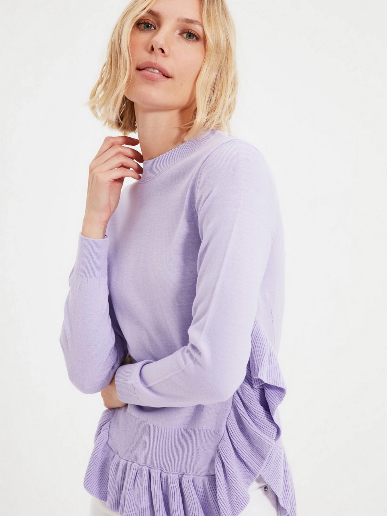 Свитры и кардиганы Trendyol модель TWOAW22KZ0511/Lila Свитры и кардиганы Trendyol модель TWOAW22KZ0511/Lila Фото
