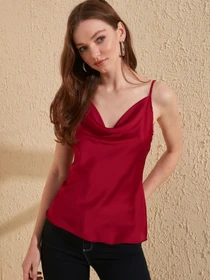 Футболки и поло Trendyol модель TWOSS19BB0161/Bordo Фото