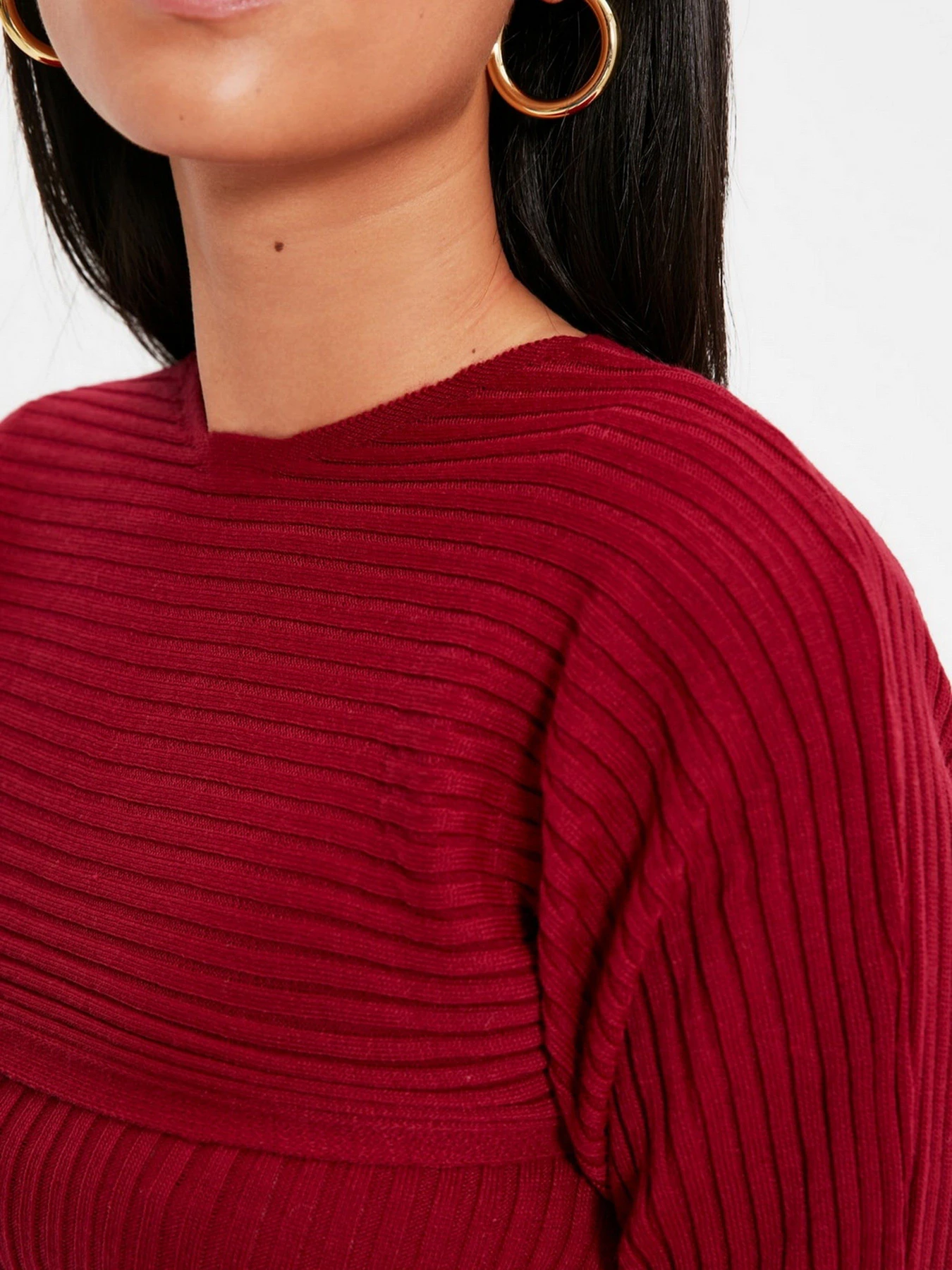 Свитры и кардиганы Trendyol модель TWOAW22KZ0773/Bordo Свитры и кардиганы Trendyol модель TWOAW22KZ0773/Bordo Фото