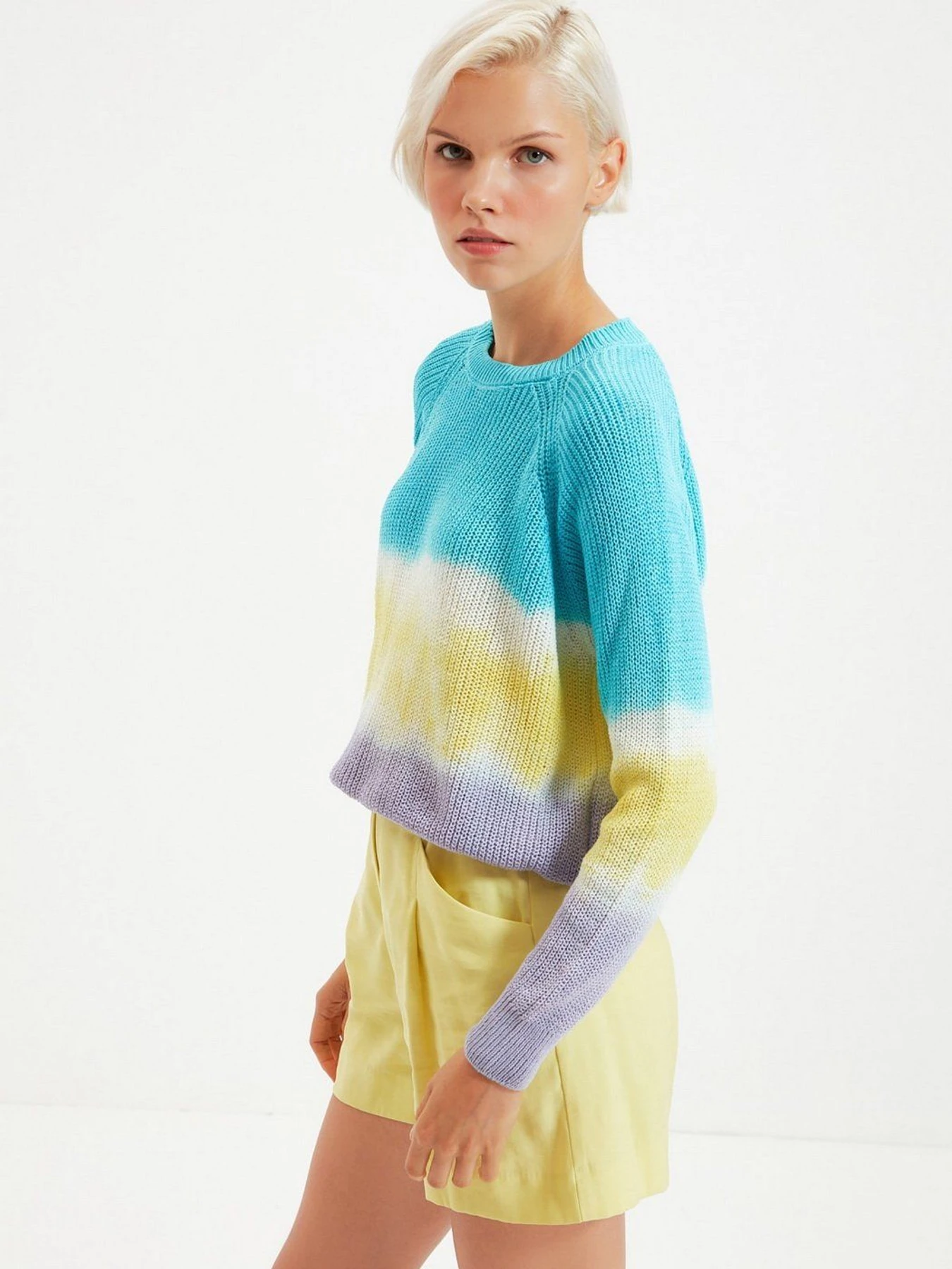 Свитры и кардиганы Trendyol модель TWOAW22KZ0782/Mavi Свитры и кардиганы Trendyol модель TWOAW22KZ0782/Mavi Фото