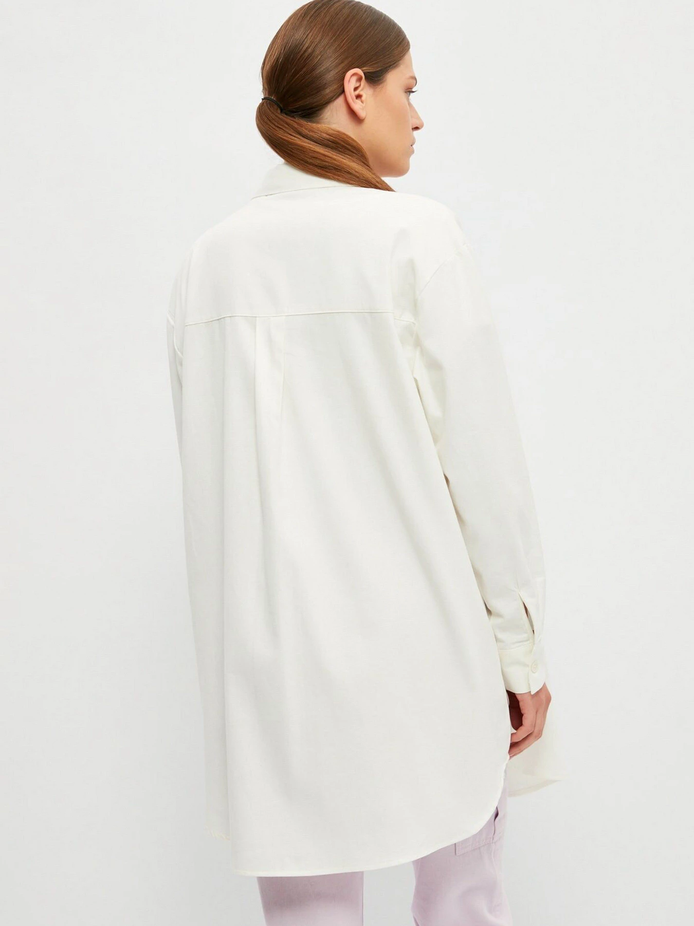Рубашки Trendyol модель TCTSS21TN0416/Beyaz Фото