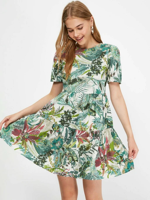 Платья Trendyol модель TWOSS21EL2652/Ekru Фото