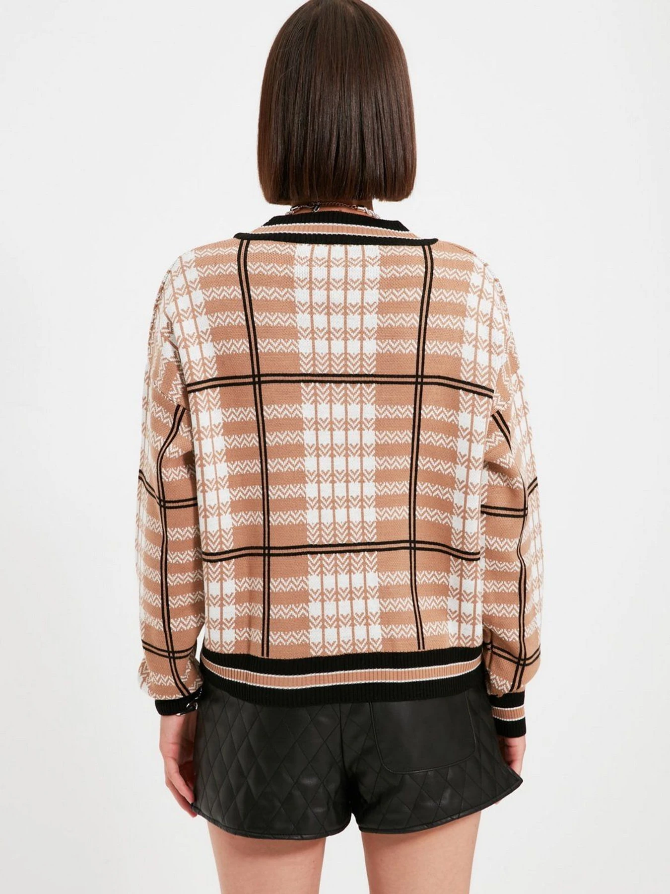 Свитры и кардиганы Trendyol модель TWOAW22KZ1123/Camel Свитры и кардиганы Trendyol модель TWOAW22KZ1123/Camel Фото