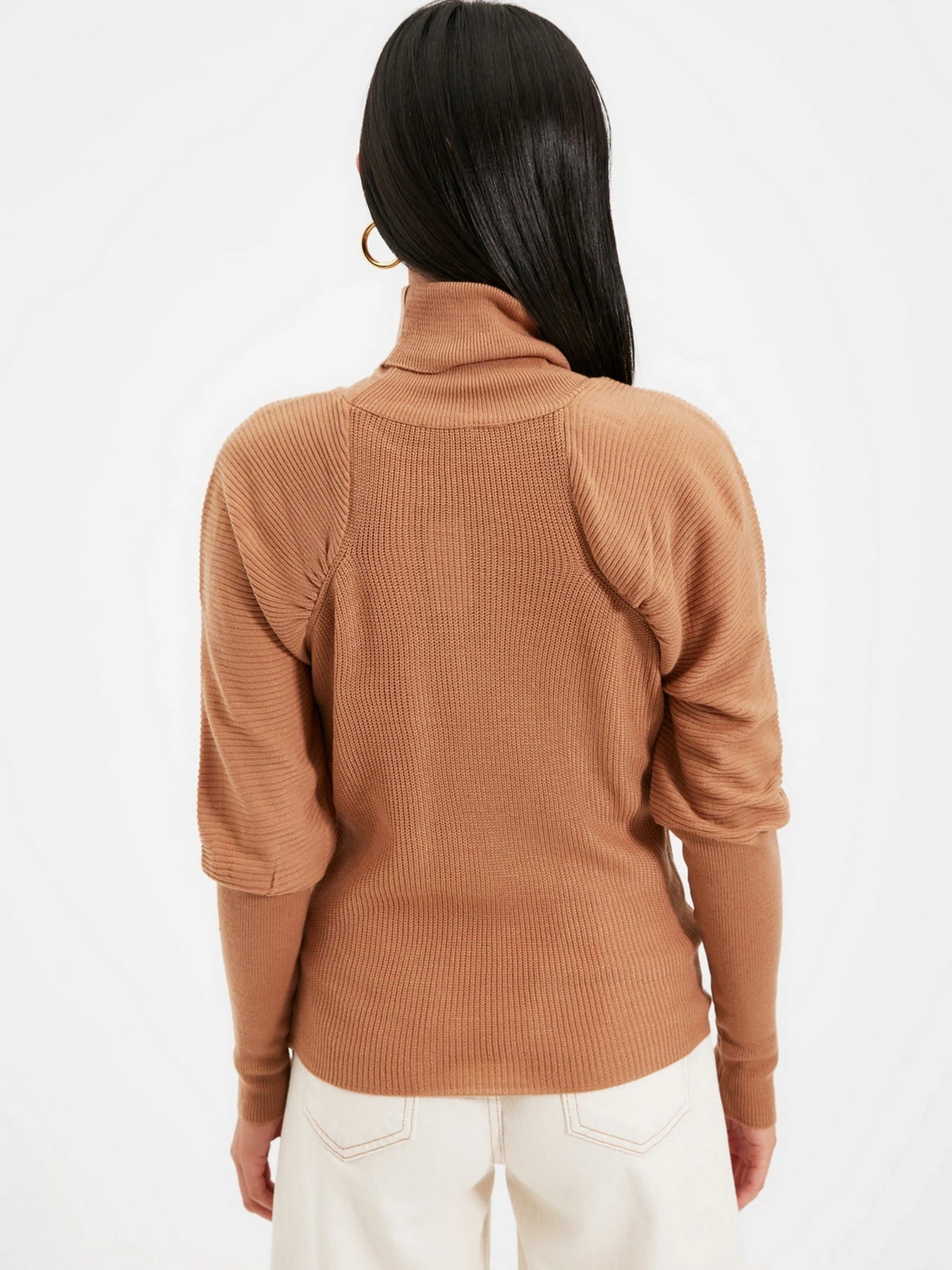 Свитры и кардиганы Trendyol модель TWOAW22KZ1358/Camel Свитры и кардиганы Trendyol модель TWOAW22KZ1358/Camel Фото
